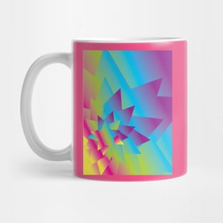 Rainbow Gradient Stars Mug